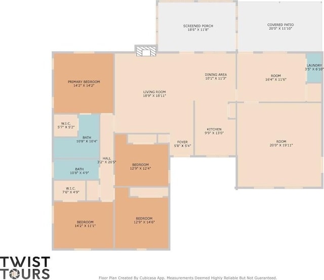 300 W Sequoia Spur, Georgetown, TX 78628 - room layout