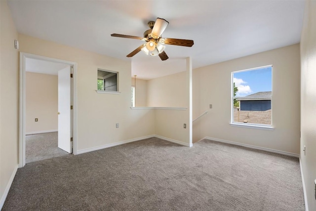 11607 Robert Wooding Dr, Austin, TX 78748 - unfurnished room with carpet floors, a ceiling fan, and baseboards