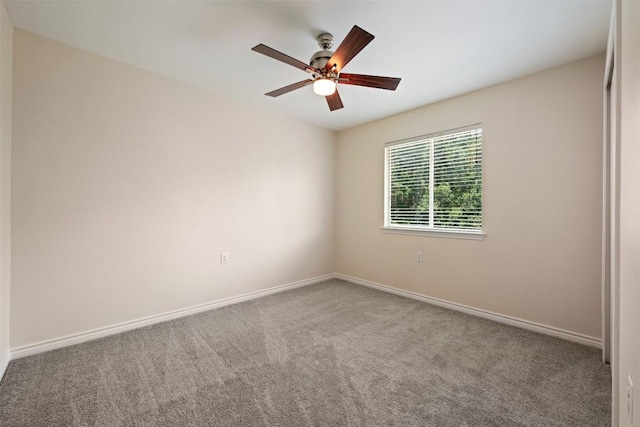 11607 Robert Wooding Dr, Austin, TX 78748 - carpeted empty room with ceiling fan and baseboards