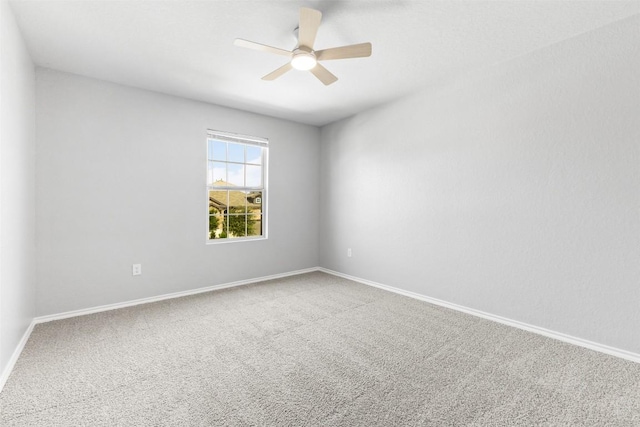 223 Hunters Brk, San Antonio, TX 78253 - carpeted empty room with a ceiling fan and baseboards