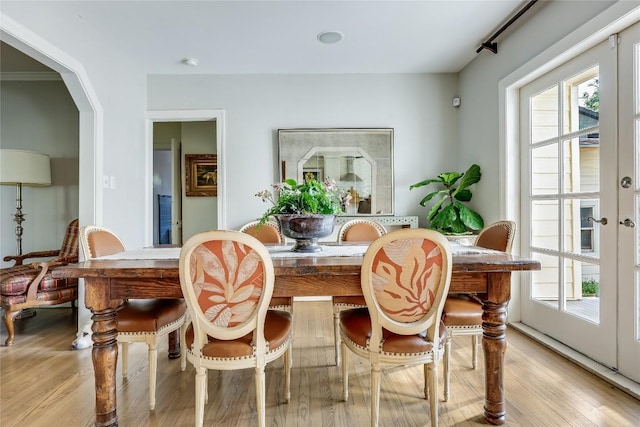 3202 Beverly Rd, Austin, TX 78703 - dining area with plenty of natural light and light wood-style flooring