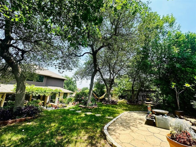 601 Harris Dr, Austin, TX 78737 - view of yard featuring a patio area