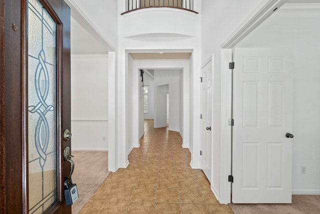 16304 Fincastle Dr, Austin, TX 78717 - foyer with baseboards