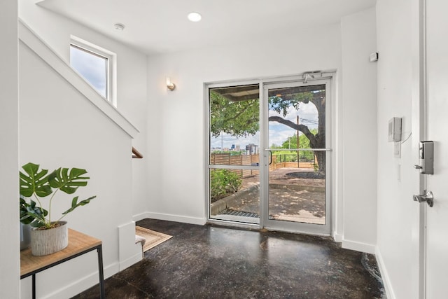 1500 Summit St Unit 4, Austin, TX 78741 - entryway with healthy amount of natural light and recessed lighting