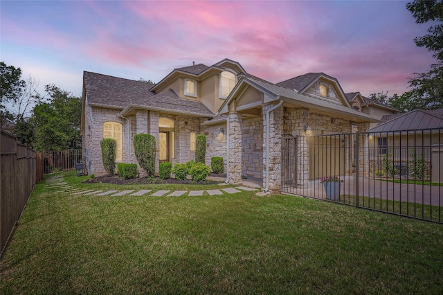 2503 Kinclaven Ct, Cedar Park, TX 78613 - view of front facade featuring stone siding