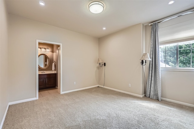 2503 Kinclaven Ct, Cedar Park, TX 78613 - empty room featuring light carpet, baseboards, and recessed lighting