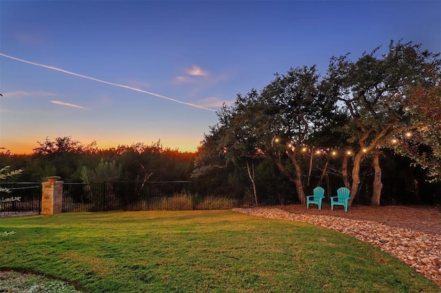 5502 Patagonia Pass, Austin, TX 78738 - view of yard