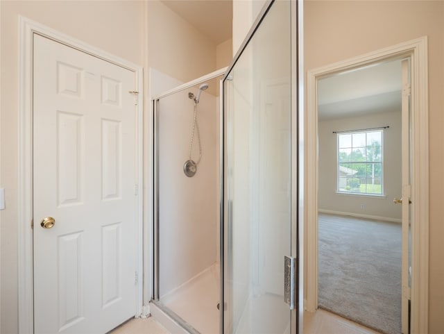 1010 Barclay Dr, Leander, TX 78641 - full bath featuring a stall shower and baseboards