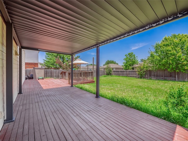 1010 Barclay Dr, Leander, TX 78641 - view of wooden deck