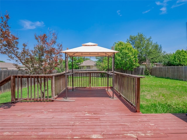 1010 Barclay Dr, Leander, TX 78641 - wooden terrace with a gazebo