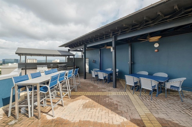 54 Rainey St Unit 814, Austin, TX 78701 - view of patio / terrace with outdoor dining space