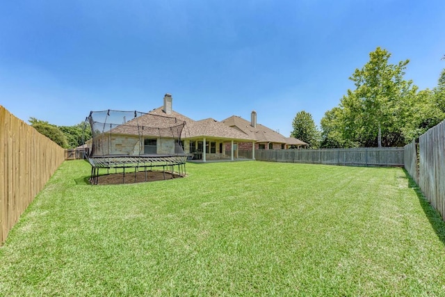 1803 Valle Verde Dr, Cedar Park, TX 78641 - view of yard featuring a trampoline