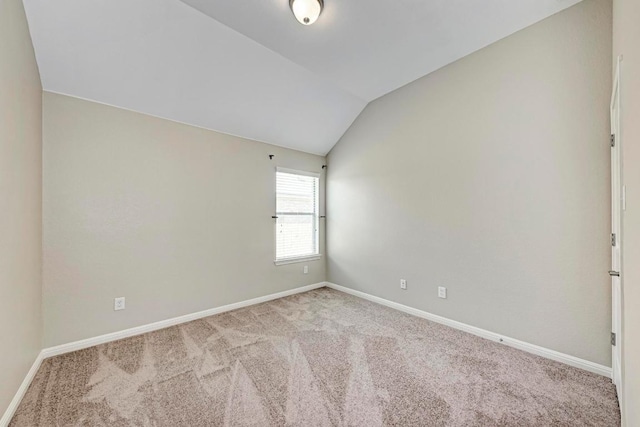 1803 Valle Verde Dr, Cedar Park, TX 78641 - carpeted spare room with baseboards and vaulted ceiling