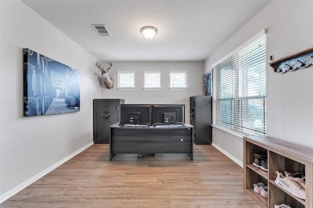 302 Emory Fields Dr, Hutto, TX 78634 - office space with light wood-type flooring and baseboards