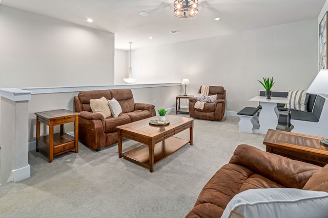 1280 Lucca Dr, Dripping Springs, TX 78620 - living area featuring light colored carpet and recessed lighting