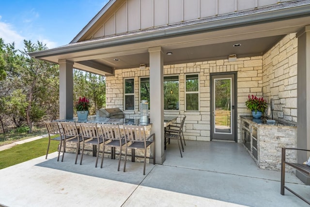 1280 Lucca Dr, Dripping Springs, TX 78620 - view of patio / terrace featuring a grill and a bar