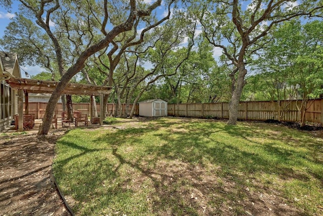5405 Apache Creek Cv, Austin, TX 78735 - view of yard with a pergola