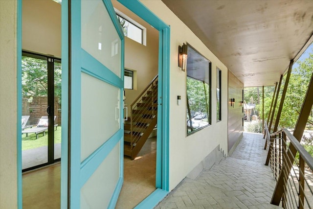 1904 E 9th St, Austin, TX 78702 - property entrance featuring a porch and stucco siding