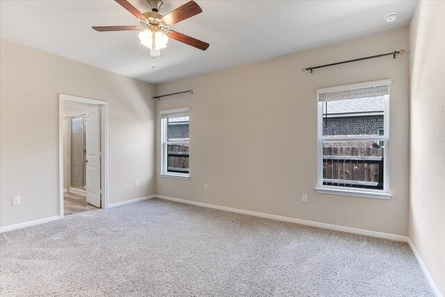 4333 Buffalo Ford Rd, Georgetown, TX 78628 - unfurnished room featuring carpet, a ceiling fan, and a smoke detector