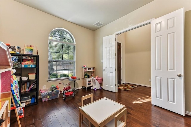2415 Berkshire Way, Cedar Park, TX 78613 - recreation room with hardwood / wood-style floors
