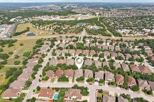 2415 Berkshire Way, Cedar Park, TX 78613 - aerial overview of property's location with nearby suburban area