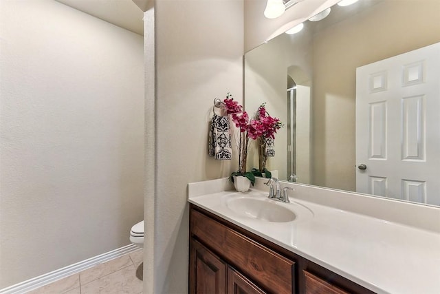 2415 Berkshire Way, Cedar Park, TX 78613 - full bathroom with vanity and tile patterned floors