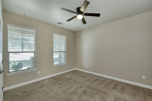 2937 Castellan Ln, Round Rock, TX 78665 - unfurnished room with carpet flooring and ceiling fan