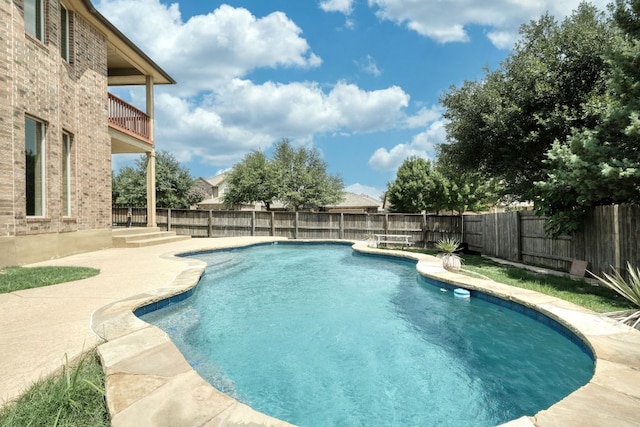 2937 Castellan Ln, Round Rock, TX 78665 - view of pool with a fenced backyard and a patio area