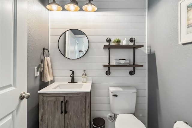 10901 Rome Ave, Austin, TX 78747 - half bathroom featuring toilet and vanity