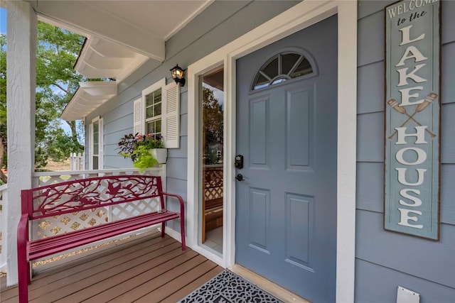 1514 Sunset Cliff Rd, Burnet, TX 78611 - property entrance featuring a porch