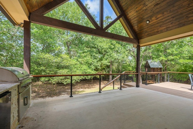 3602 Red Cedar Ct, Bryan, TX 77807 - view of patio / terrace with area for grilling