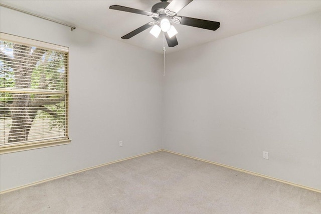 2709 Melba Pass, Cedar Park, TX 78613 - unfurnished room featuring light colored carpet, a ceiling fan, and baseboards