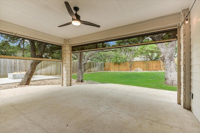 2709 Melba Pass, Cedar Park, TX 78613 - view of patio / terrace with ceiling fan