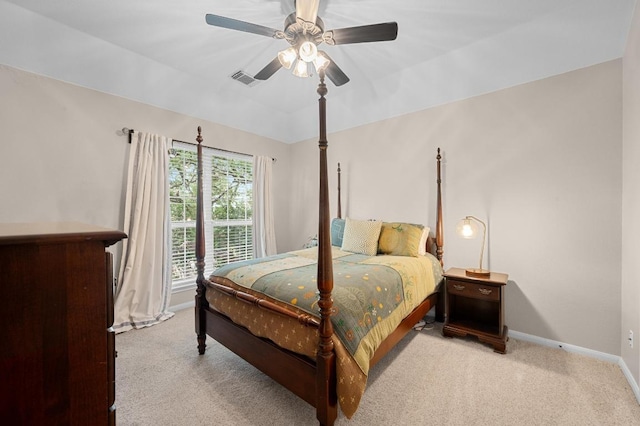 5302 Austral Loop, Austin, TX 78739 - bedroom with carpet floors and a ceiling fan