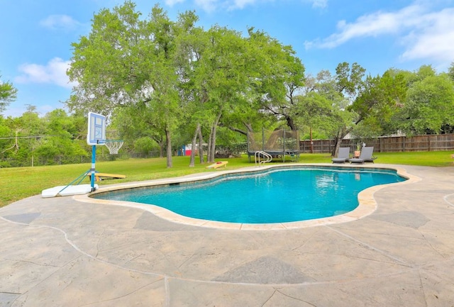 3701 Arrowhead Cir, Round Rock, TX 78681 - view of swimming pool with a patio area and view of scattered trees