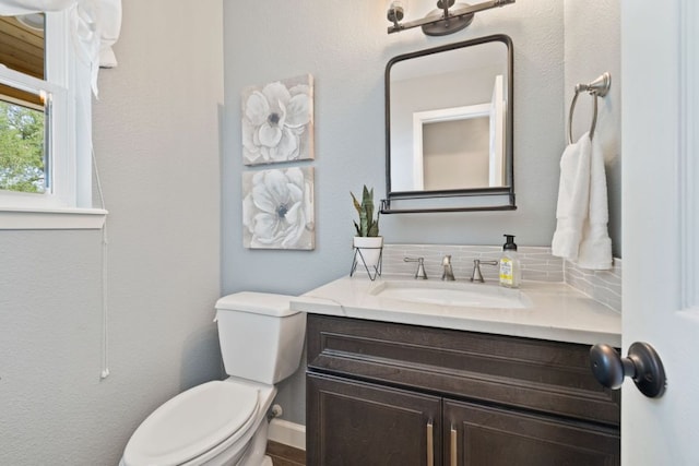 3701 Arrowhead Cir, Round Rock, TX 78681 - half bathroom with vanity and toilet