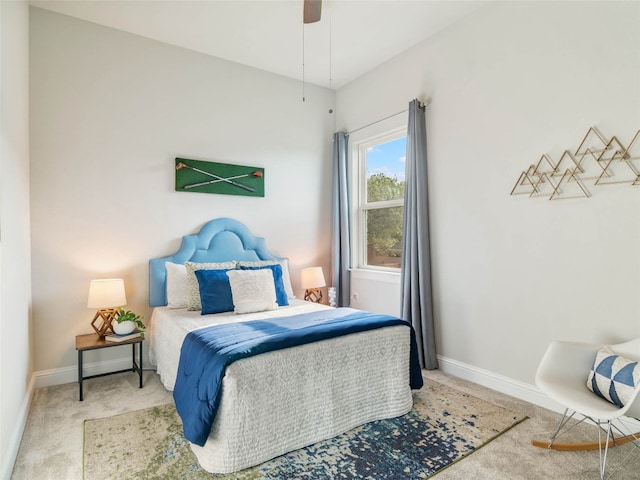 8505 Moccasin Path, Austin, TX 78736 - bedroom with carpet, baseboards, and ceiling fan