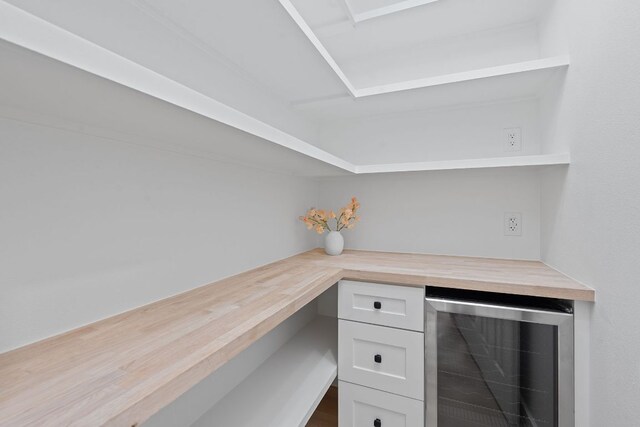 5209 Concho Creek Bnd, Austin, TX 78735 - unfurnished office with wine cooler