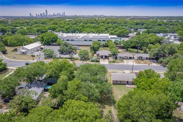1021 Gardner Rd, Austin, TX 78721 - aerial view of city skyline and a tree filled landscape