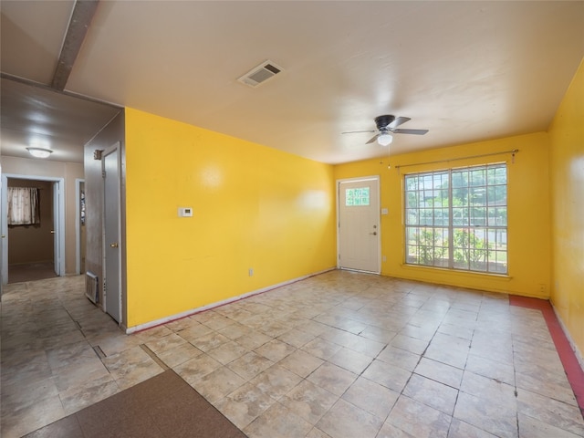 1021 Gardner Rd, Austin, TX 78721 - empty room with a ceiling fan and baseboards
