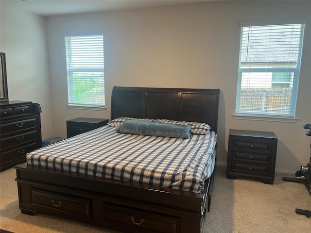 201 Abby Rd, Georgetown, TX 78626 - bedroom featuring carpet floors, multiple windows, and baseboards