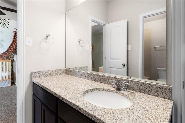 211 Joseph Dr, Buda, TX 78610 - bathroom with vanity and toilet