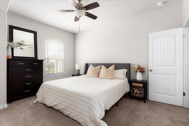 211 Joseph Dr, Buda, TX 78610 - bedroom featuring light colored carpet and a ceiling fan