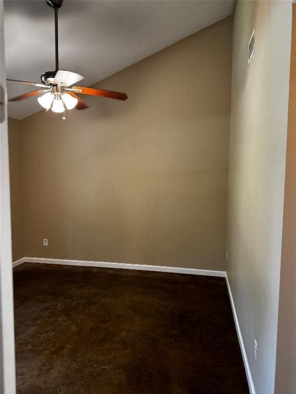 106 Shetland Ln, Bastrop, TX 78602 - empty room with a ceiling fan and baseboards
