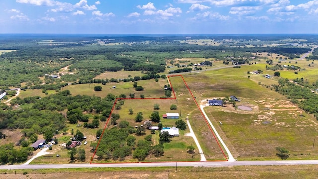 12011 Fm 1150th Rd, Luling, TX 78648 - overview of rural landscape featuring property parcel outlined