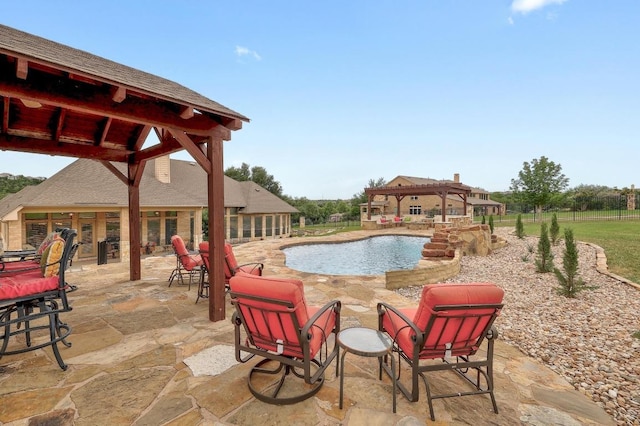 1617 High Lonesome, Leander, TX 78641 - outdoor pool featuring a gazebo and a patio