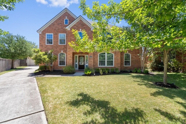 13617 Sun Dapple Ct, Manor, TX 78653 - traditional-style house featuring brick siding