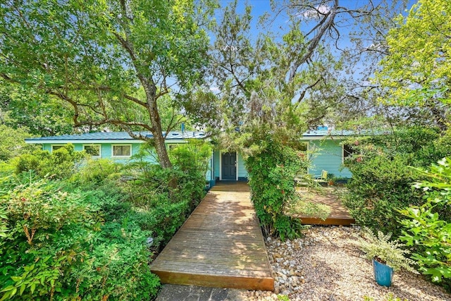 3403 Spanish Oak Dr, Austin, TX 78731 - view of property hidden behind natural elements