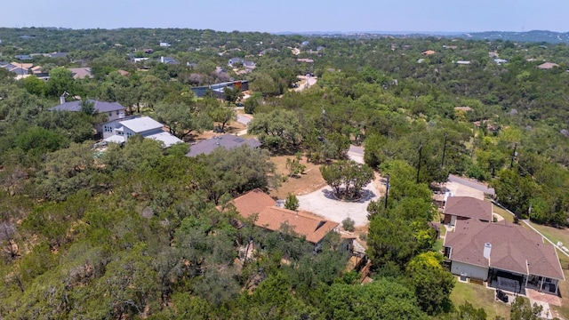 14101 Washoe Cir, Austin, TX 78734 - aerial view of property and surrounding area featuring a forest