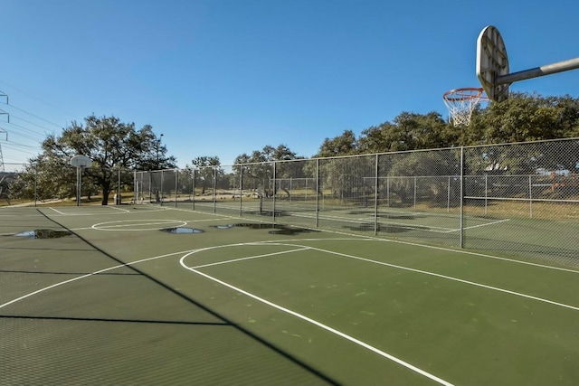 14101 Washoe Cir, Austin, TX 78734 - view of sport court featuring community basketball court and a tennis court